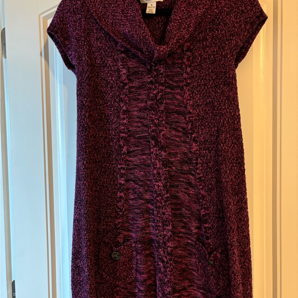 Pink Ruched Mini Dress with Cowl Neck